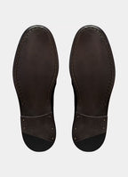 SUITSUPPLY Black Crocodile-Embossed Leather Loafer