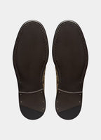 SUITSUPPLY Light Brown Embossed Leather Loafer