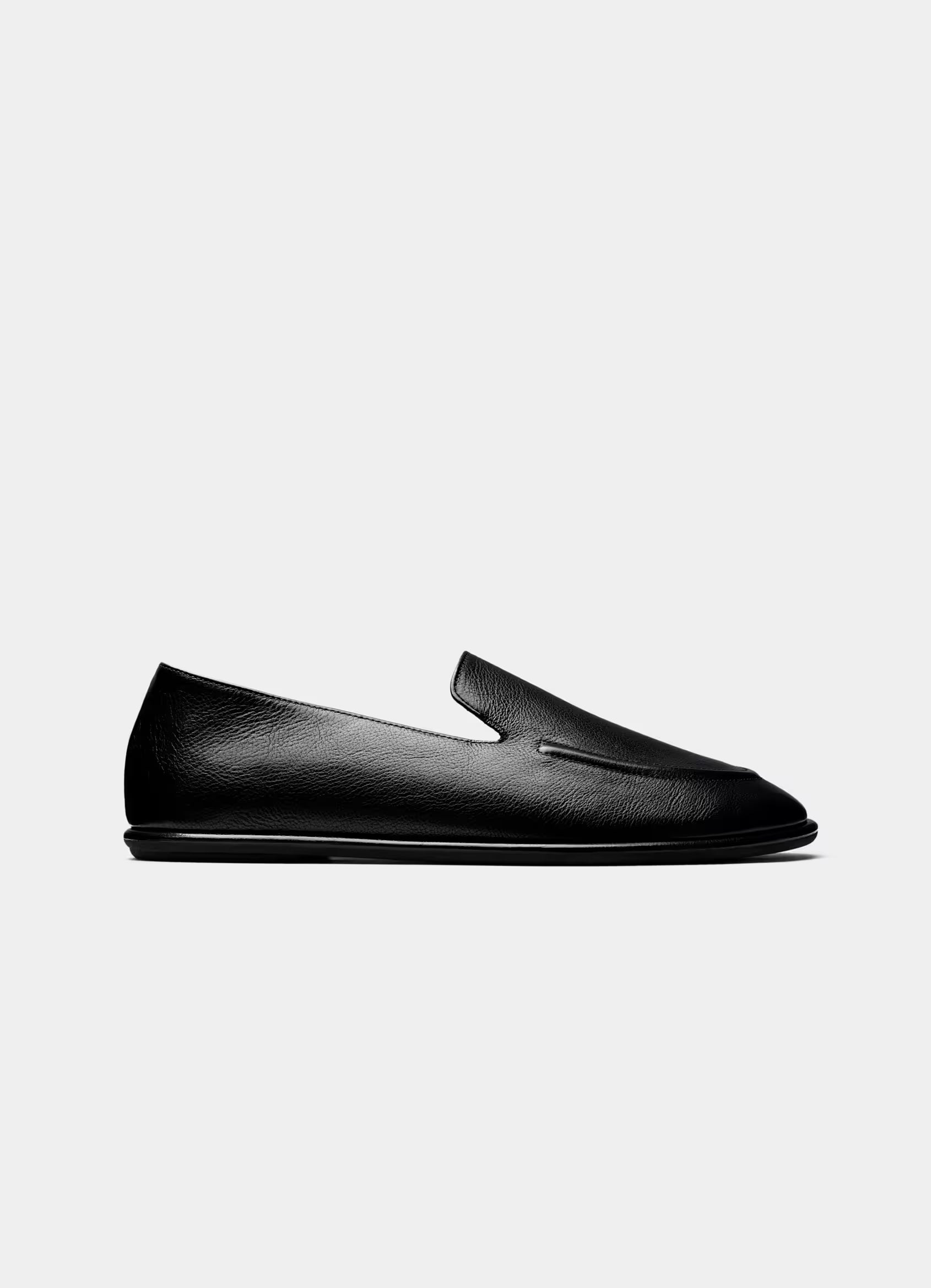 SUITSUPPLY Black Leather Loafer