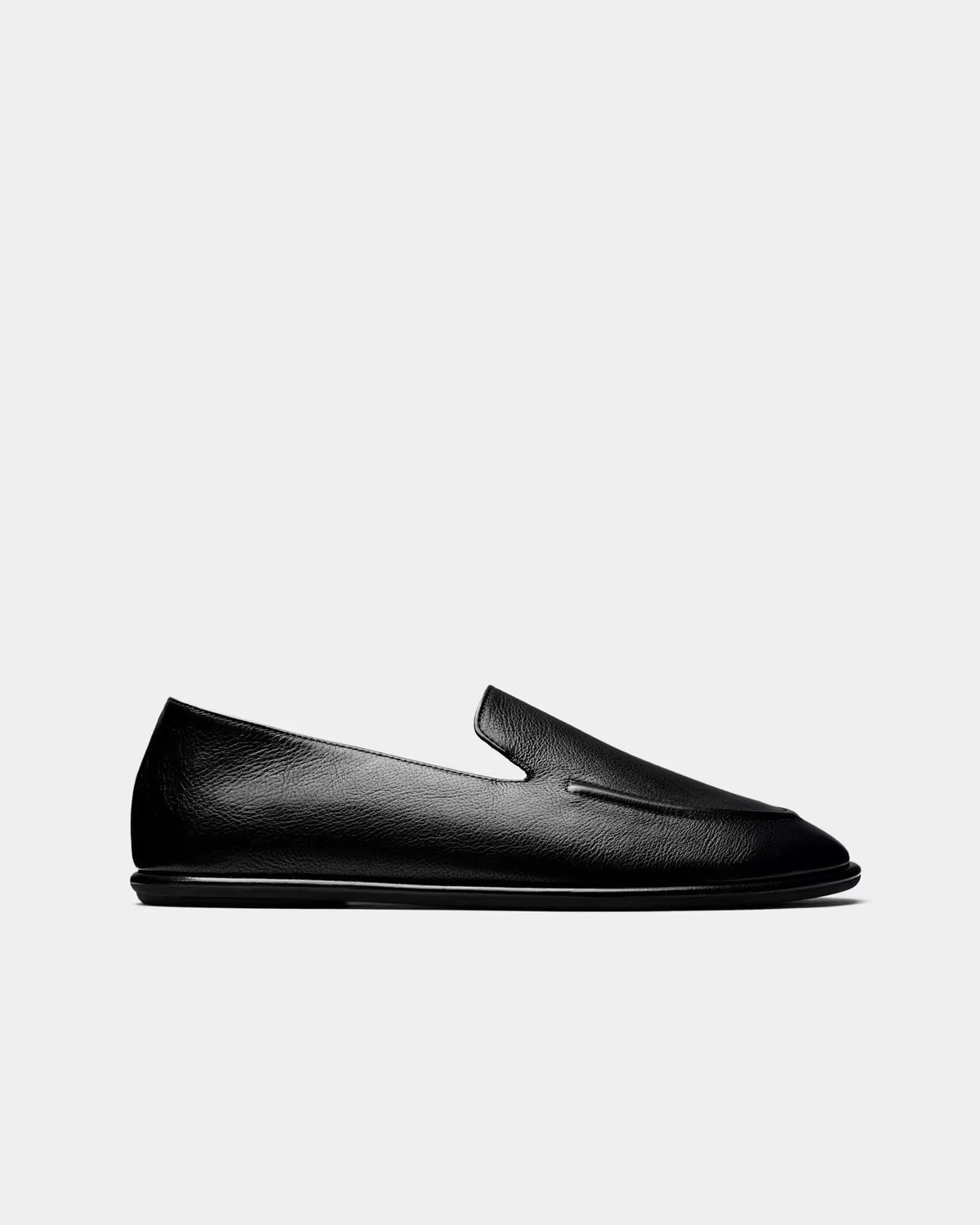 SUITSUPPLY Black Leather Loafer