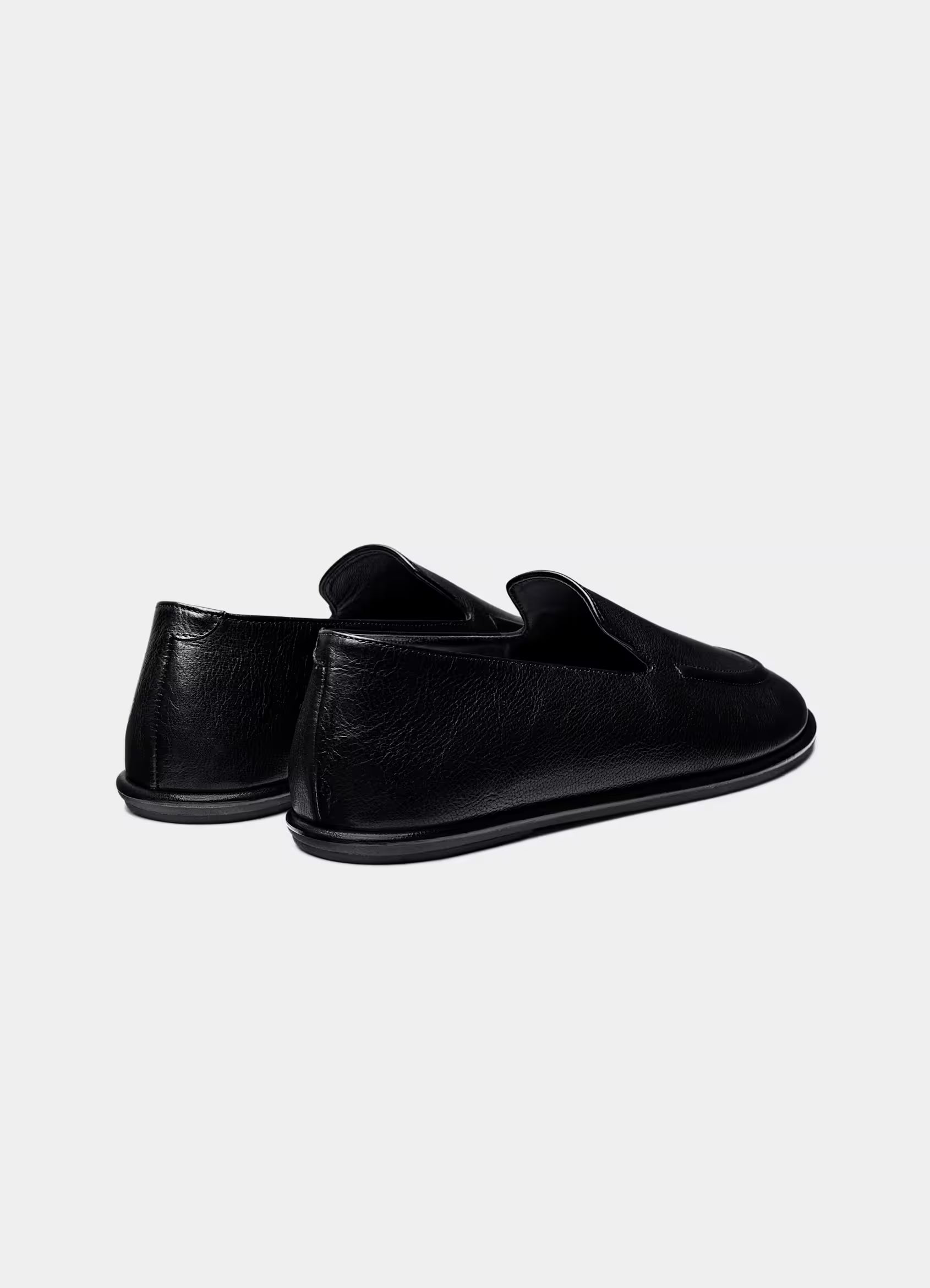 SUITSUPPLY Black Leather Loafer