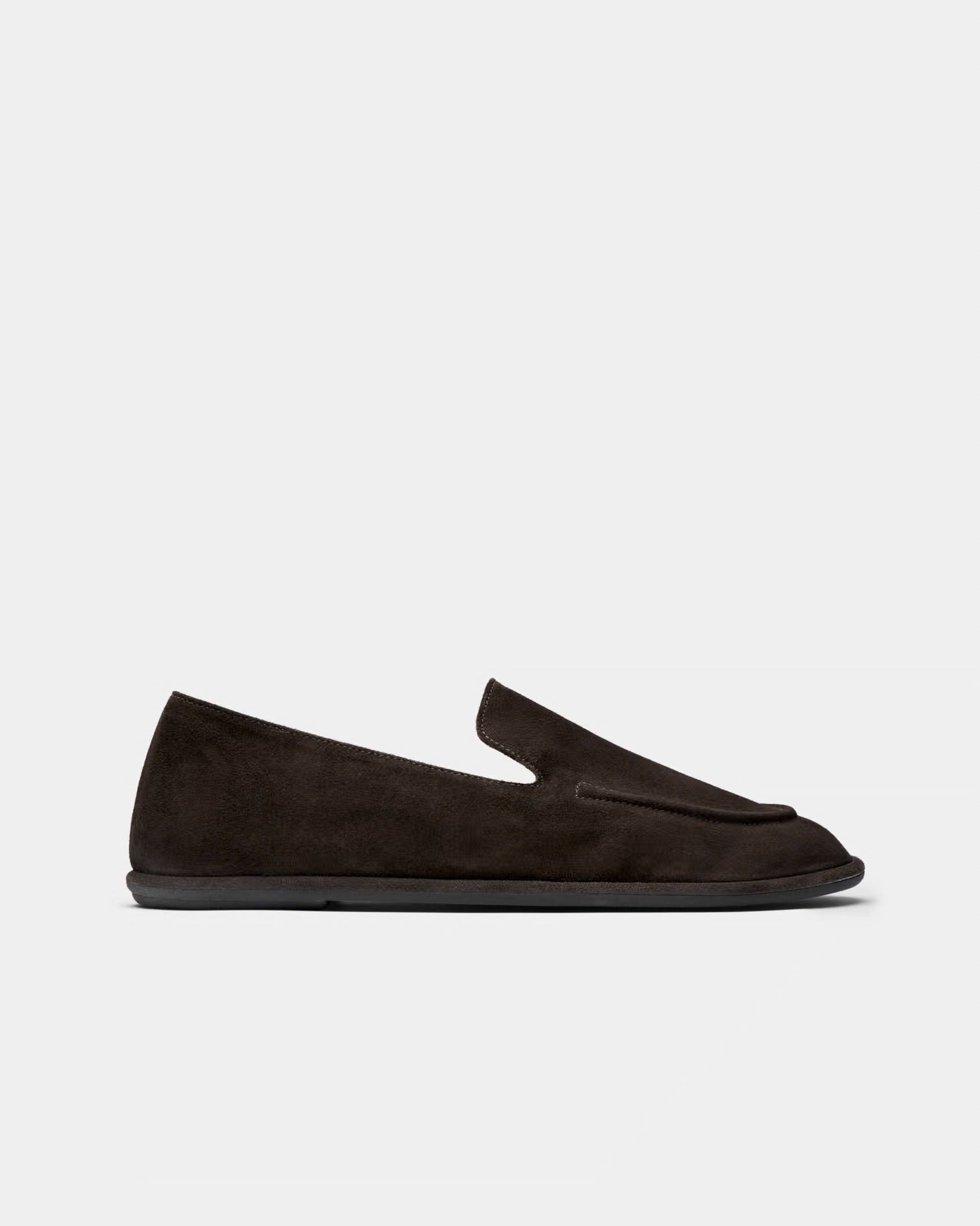 SUITSUPPLY Dark Brown Suede Loafer