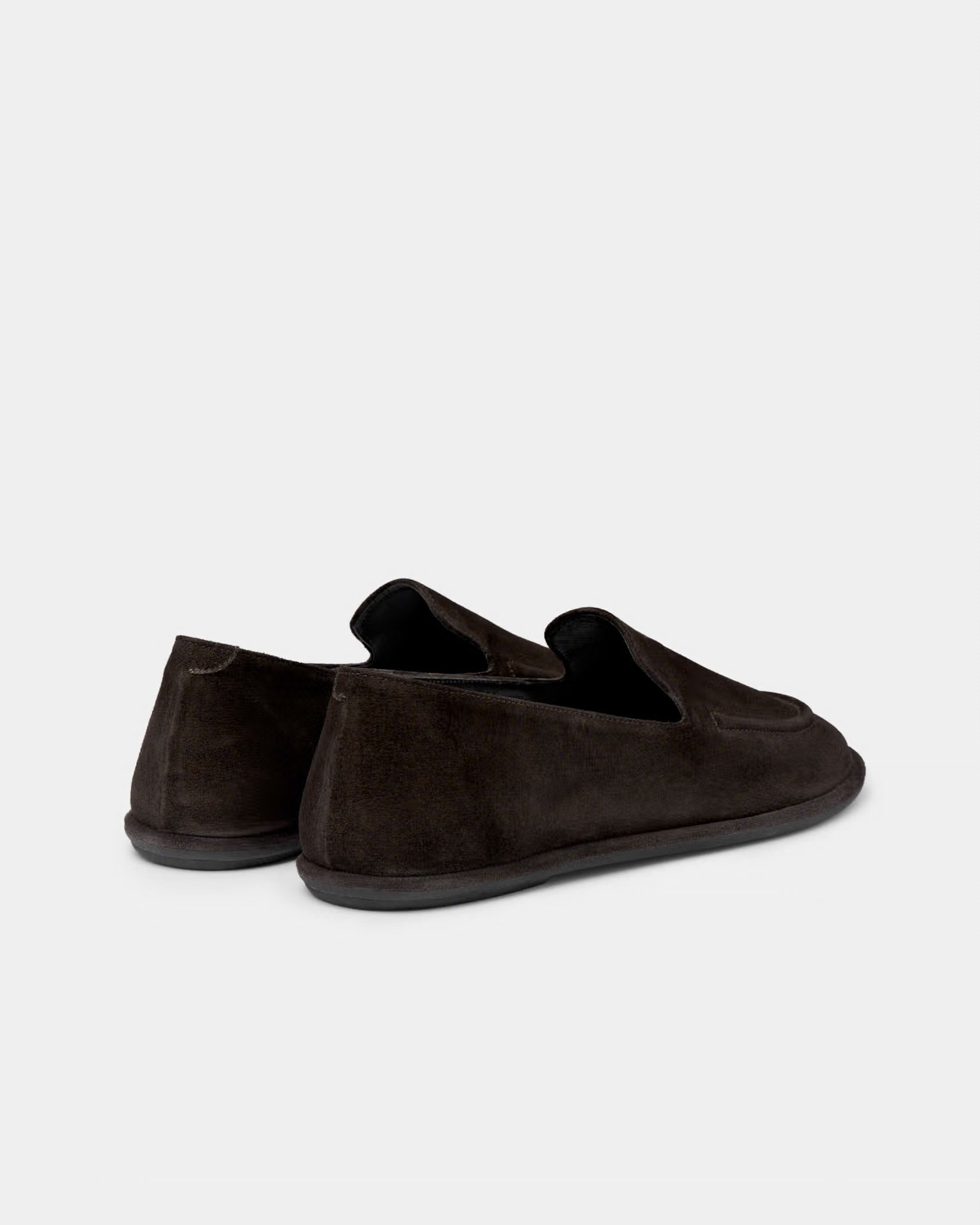 SUITSUPPLY Dark Brown Suede Loafer