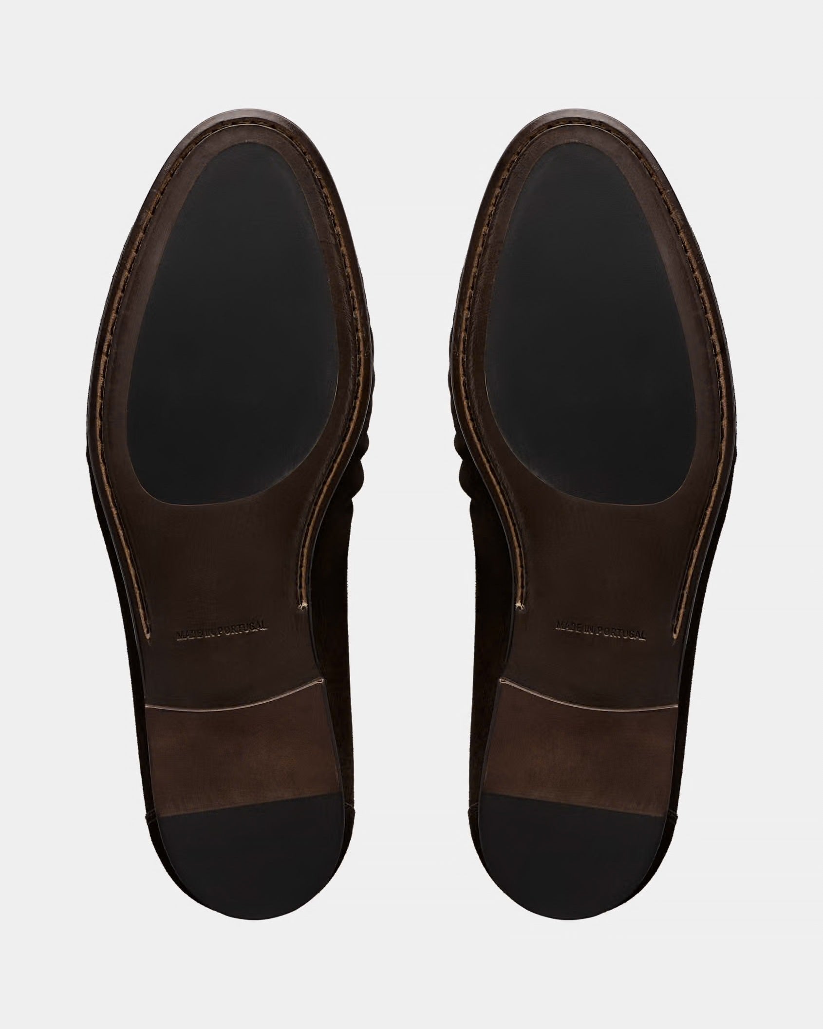 SUITSUPPLY Dark Brown Suede Penny Loafer