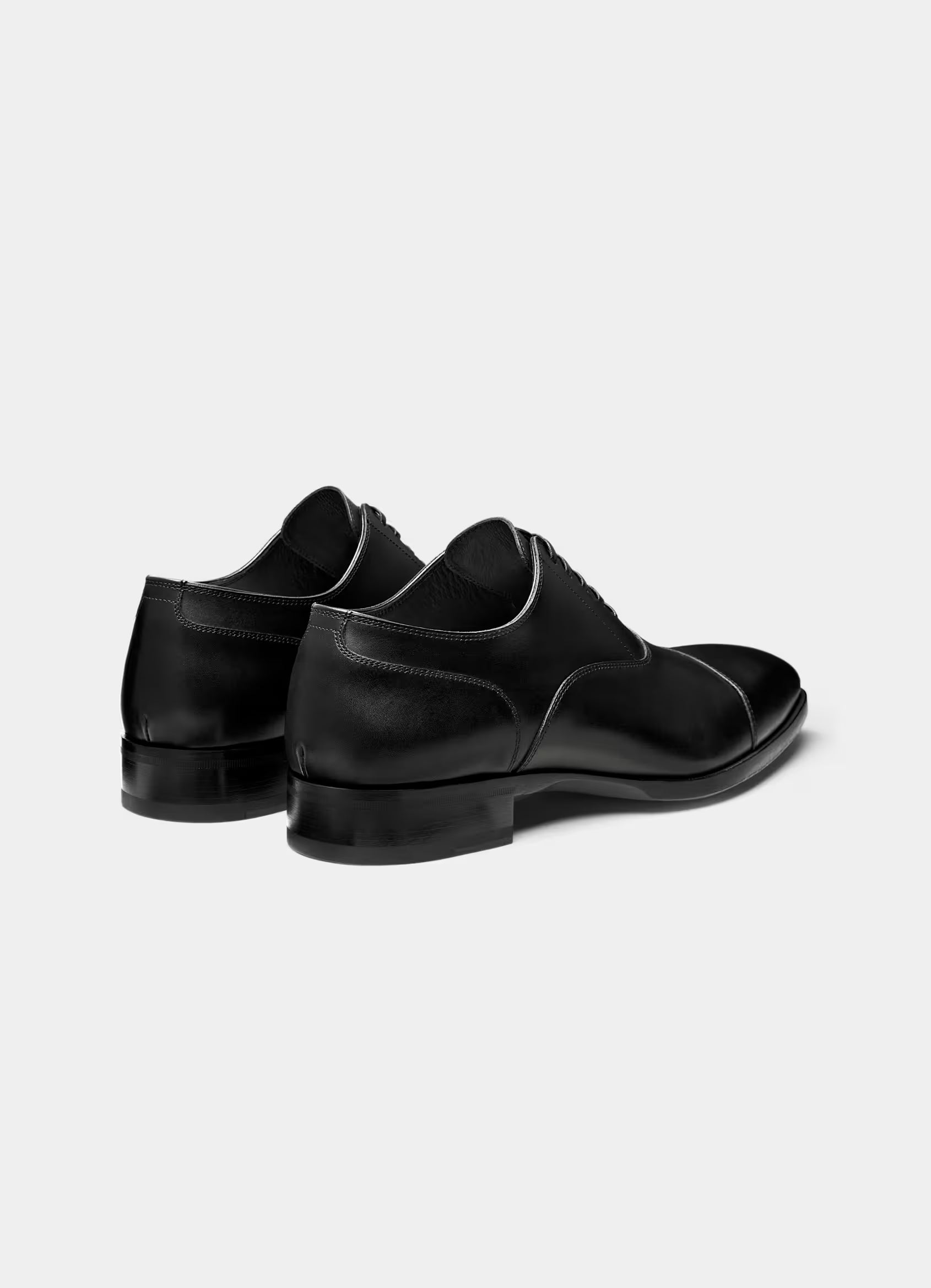 SUITSUPPLY Black Oxford Shoes