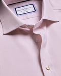 Charles Tyrwhitt Non-Iron Stretch Burlington Weave Shirt - Pink