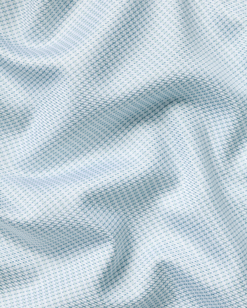 Charles Tyrwhitt Non-Iron Stretch Greenwich Weave Shirt – Aqua Green