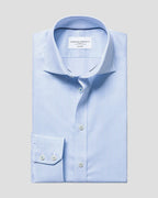 Charles Tyrwhitt Non-Iron Stretch Greenwich Weave Shirt – Cornflower Blue