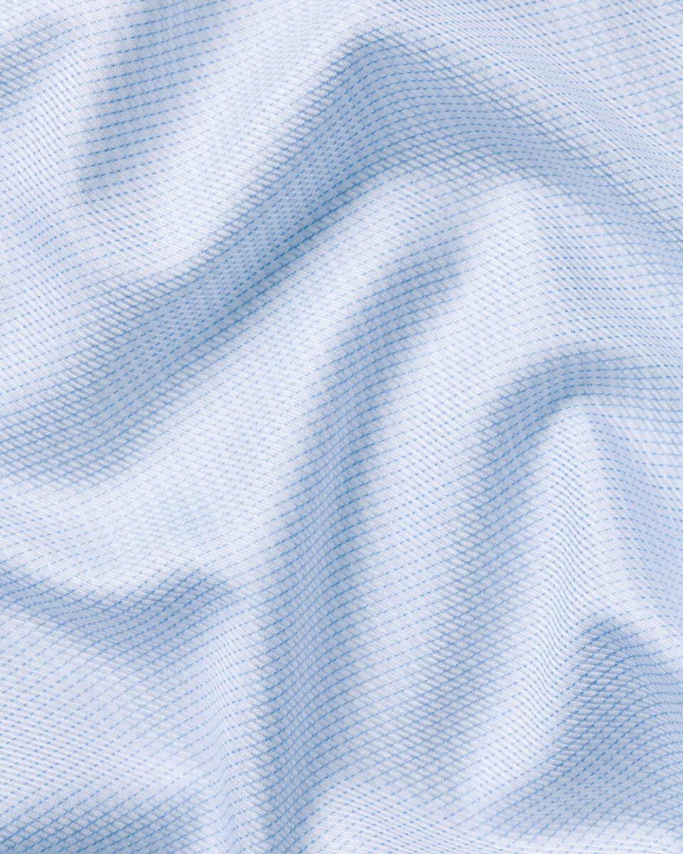 Charles Tyrwhitt Non-Iron Stretch Greenwich Weave Shirt – Light Blue