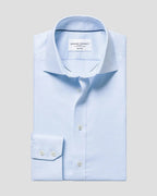 Charles Tyrwhitt Non-Iron Stretch Greenwich Weave Shirt – Light Blue