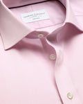 Charles Tyrwhitt Non-Iron Stretch Greenwich Weave Shirt – Pink