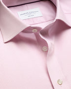Charles Tyrwhitt Non-Iron Stretch Greenwich Weave Shirt – Pink