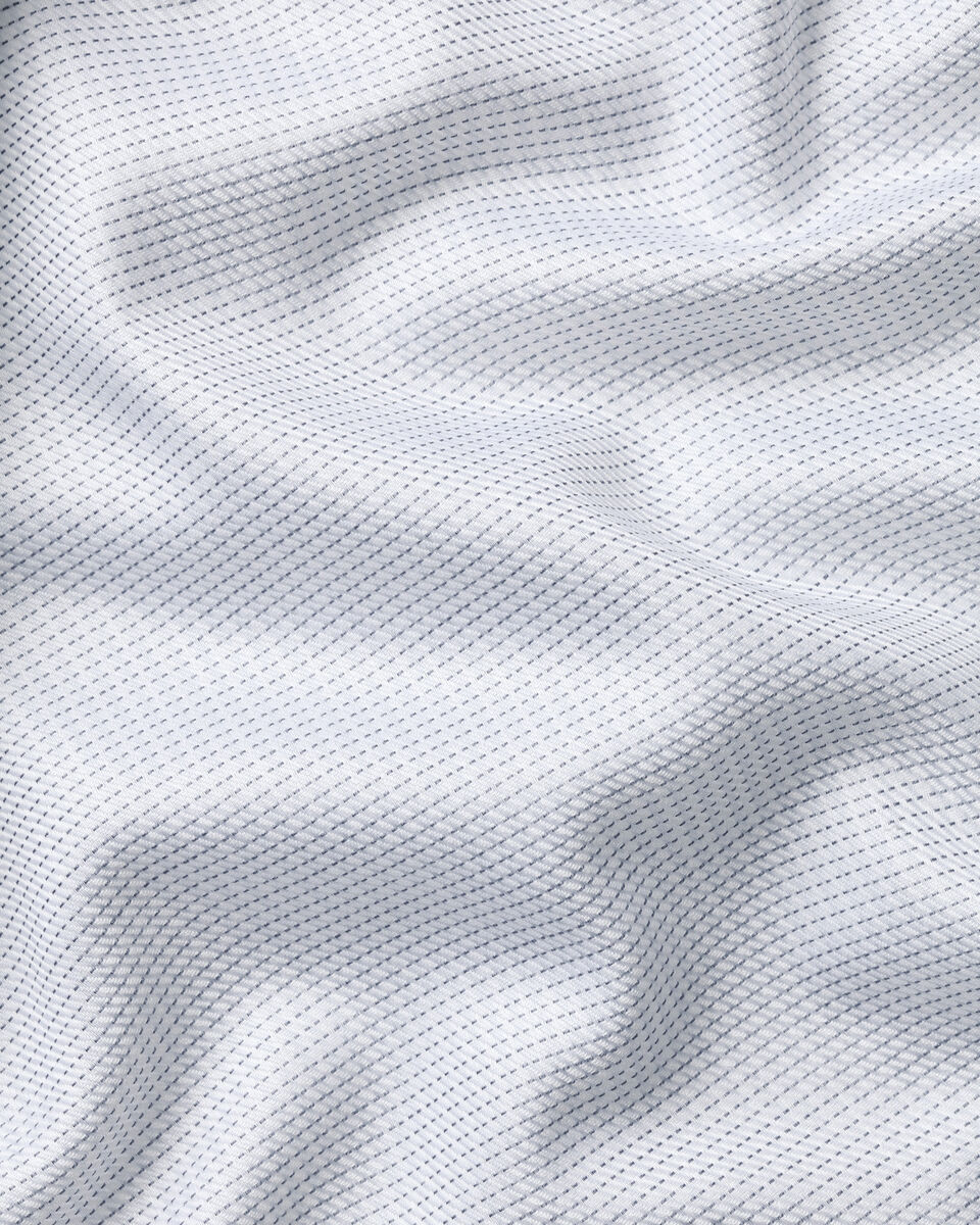 Charles Tyrwhitt Non-Iron Stretch Greenwich Weave Shirt - Grey