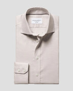Charles Tyrwhitt Non-Iron Stretch Greenwich Weave Shirt – Stone