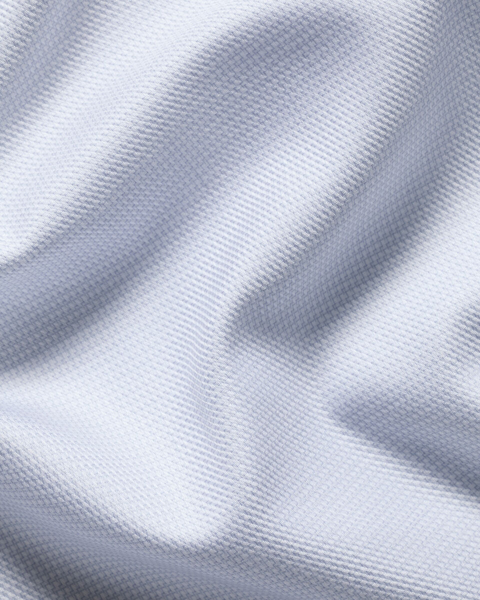 Charles Tyrwhitt Non-Iron Stretch Trafalgar Weave Shirt - Ice Blue