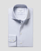 Charles Tyrwhitt Non-Iron Stretch Trafalgar Weave Shirt - Ice Blue