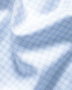 Charles Tyrwhitt Non-Iron Stretch Trafalgar Weave Shirt - Ocean Blue