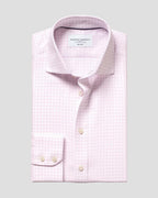 Charles Tyrwhitt Non-Iron Stretch Trafalgar Weave Shirt - Pink