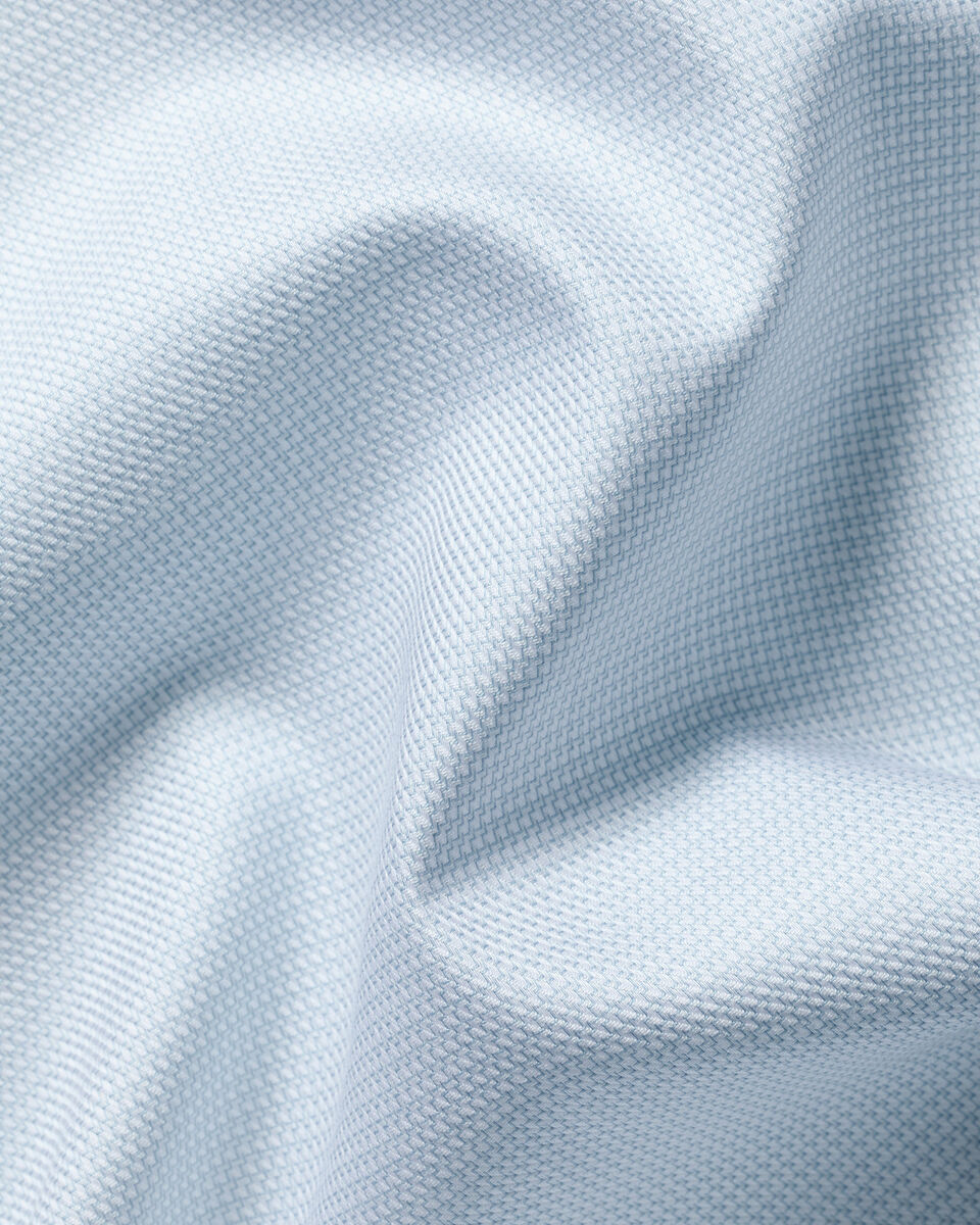 Charles Tyrwhitt Non-Iron Stretch Trafalgar Weave Shirt - Pale Teal Green