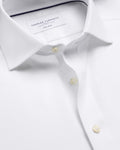 Charles Tyrwhitt Non-Iron Stretch Trafalgar Weave Shirt - White