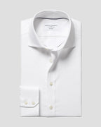 Charles Tyrwhitt Non-Iron Stretch Trafalgar Weave Shirt - White