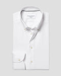 Charles Tyrwhitt Non-Iron Stretch Pinpoint Oxford Shirt - White