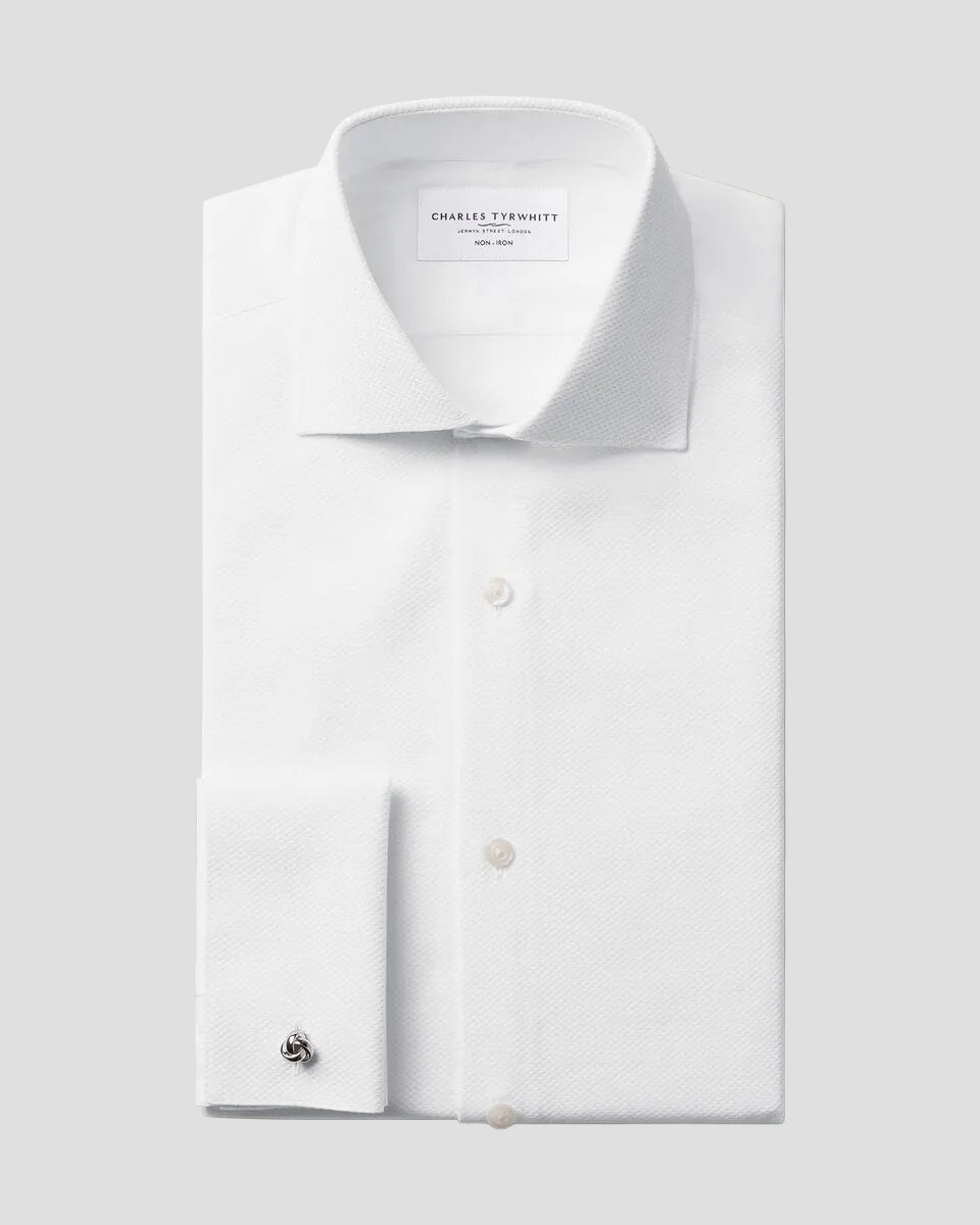 Charles Tyrwhitt Bib Front Evening Shirt - White