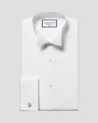 Charles Tyrwhitt Bib Front Wing Collar Evening Shirt - White