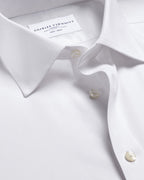 Charles Tyrwhitt Non-Iron Stretch Poplin Shirt - White