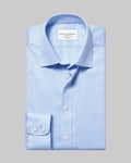Charles Tyrwhitt Non-Iron Puppytooth Shirt - Sky Blue