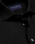 Charles Tyrwhitt Non-Iron Stretch Poplin Shirt - Black