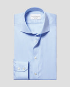 Charles Tyrwhitt Non-Iron Puppytooth Shirt - Sky Blue