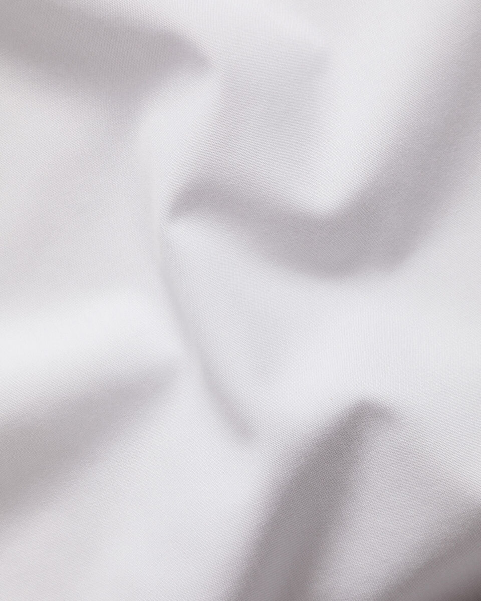 Charles Tyrwhitt Non-Iron Poplin Short-Sleeve Shirt - White