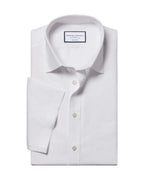 Charles Tyrwhitt Non-Iron Poplin Short-Sleeve Shirt - White