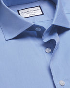 Charles Tyrwhitt Non-Iron Twill Shirt - Cornflower Blue