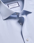 Charles Tyrwhitt Non-Iron Twill Shirt - Light Blue