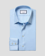 Charles Tyrwhitt Non-Iron Twill Shirt - Sky Blue