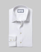 Charles Tyrwhitt Non-Iron Twill Shirt - White