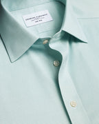 Charles Tyrwhitt Non-Iron Twill Puppytooth Shirt - Green