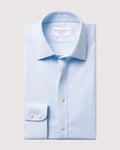 Charles Tyrwhitt Non-Iron Twill Bengal Stripe Shirt - Light Blue