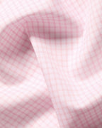 Charles Tyrwhitt Non-Iron Twill Grid Check Shirt - Pink