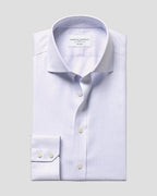 Charles Tyrwhitt Non-Iron Twill Check Shirt - Cornflower Blue and Lilac