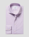 Charles Tyrwhitt Non-Iron Stretch Poplin Shirt - Lilac Purple