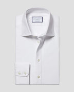 Charles Tyrwhitt Luxury Twill Shirt - White