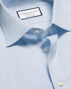 Charles Tyrwhitt Luxury Stripe Shirt - Ice Blue