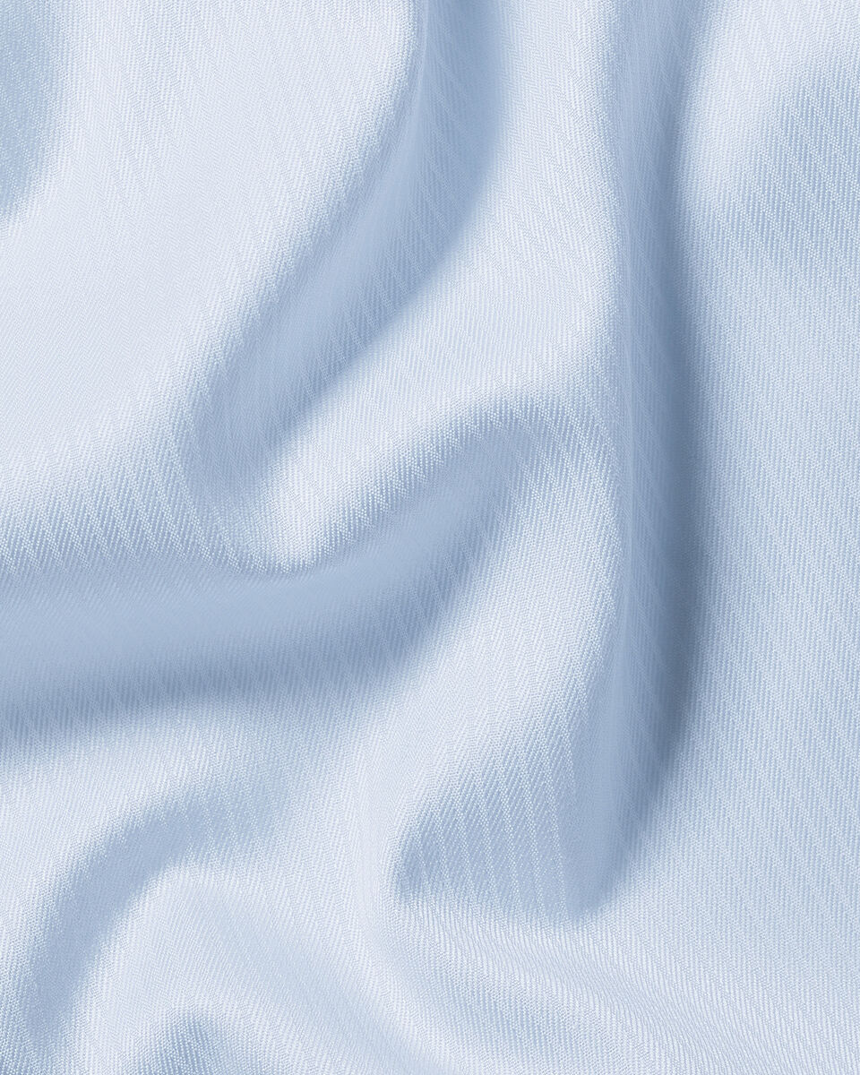 Charles Tyrwhitt Luxury Stripe Shirt - Ice Blue