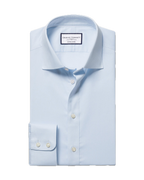 Charles Tyrwhitt Luxury Stripe Shirt - Ice Blue