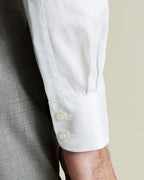 Charles Tyrwhitt Luxury Stripe Shirt - White