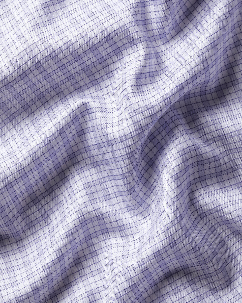 Charles Tyrwhitt Luxury Check Shirt - Lilac