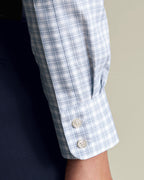 Charles Tyrwhitt Luxury Check Shirt - Indigo Blue